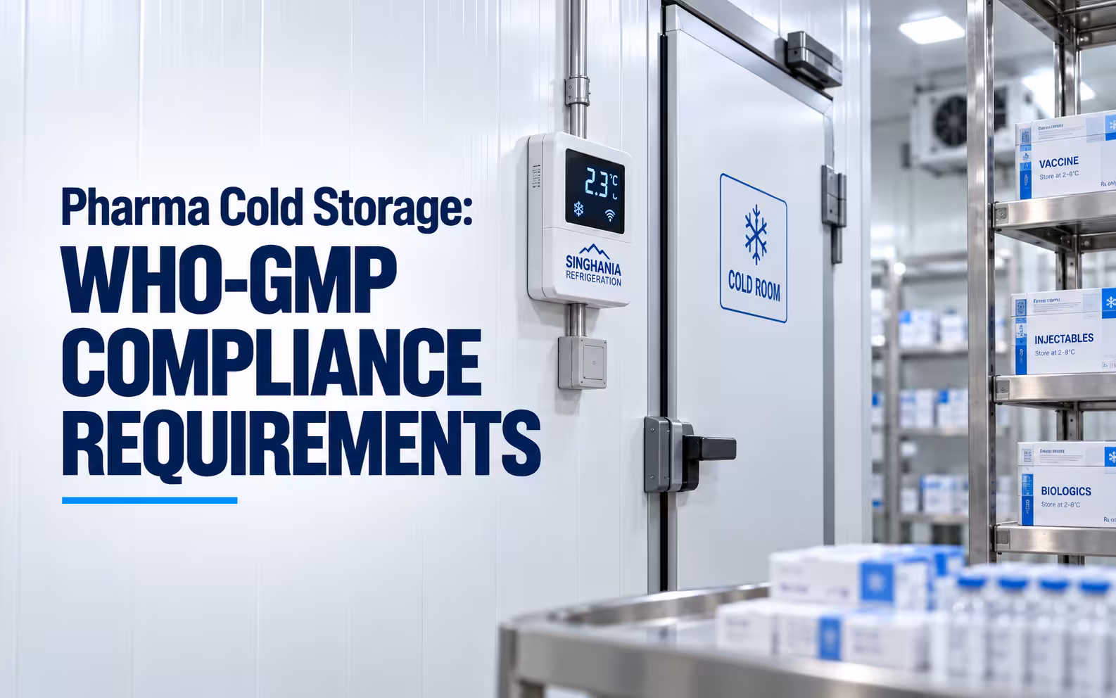Pharma Cold Storage: WHO-GMP Compliance Requirements